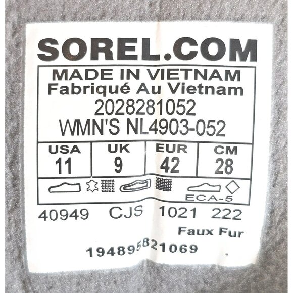 Sorel Kinetic Breakthru Caribou Waterproof Insulated Boots - Women's Size 11 - Picture 6 of 15